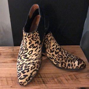 Leopard booties